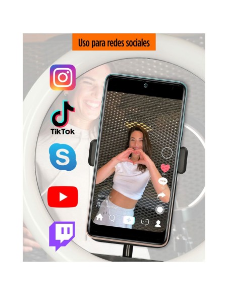 Anneau Lumineux pour Selfie KSIX 10W
