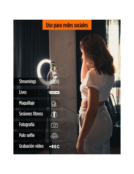 Anneau Lumineux pour Selfie KSIX 10W
