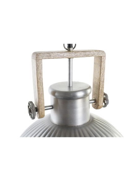Suspension DKD Home Decor Marron Argenté Fer Bois de manguier 50 W 41 x 41 x 40 cm