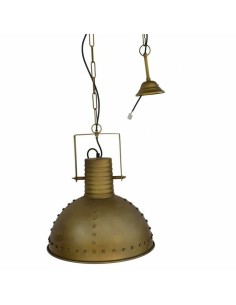 Suspension DKD Home Decor Doré Métal 50 W (41 x 41 x 49 cm)