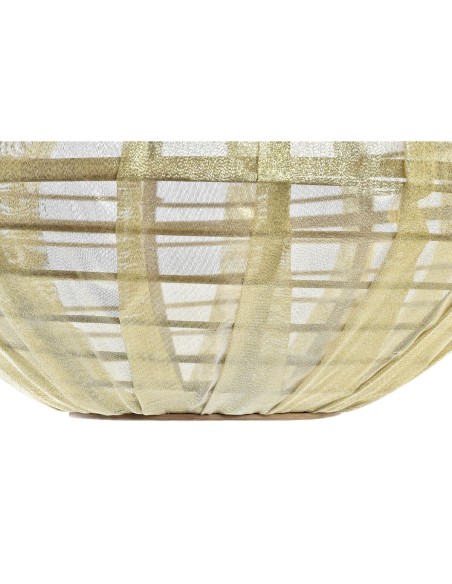 Suspension DKD Home Decor Naturel Doré Marron Bambou 50 W (42 x 42 x 26 cm)