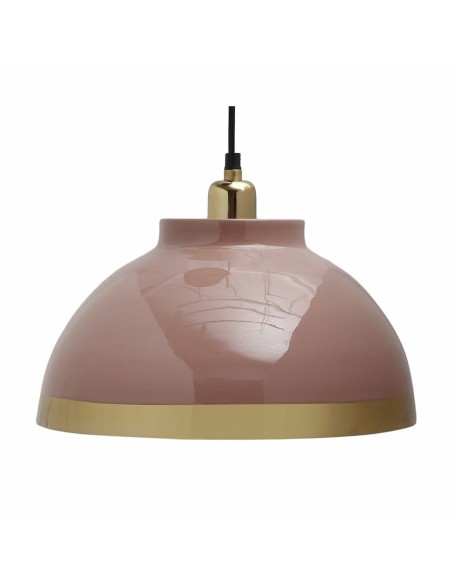 Suspension DKD Home Decor 33 x 33 x 24 cm Rose Métal Lila 50 W (2 Unités)