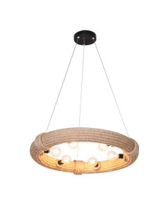Suspension DKD Home Decor Marron Corde (51 x 51 x 10 cm) (47 X 47 X 10 CM)