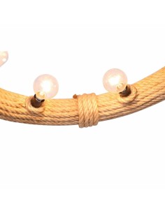 Suspension DKD Home Decor Marron Corde (51 x 51 x 10 cm) (47 X 47 X 10 CM) 2