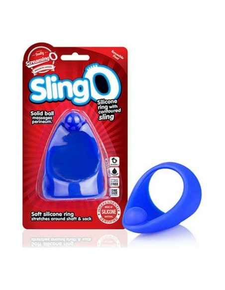 Anneau Pénis The Screaming O Slingo Bleu