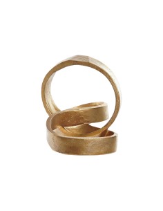 Figurine Décorative DKD Home Decor Doré Abstrait 24 x 16 x 18 cm