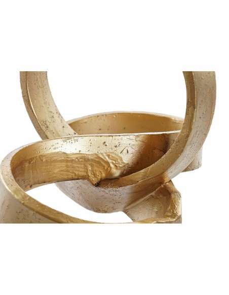 Figurine Décorative DKD Home Decor Doré Abstrait 24 x 16 x 18 cm
