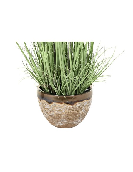 Plante décorative DKD Home Decor 30 x 30 x 78 cm Rose Métal Lila Vert PVC (2 Unités)