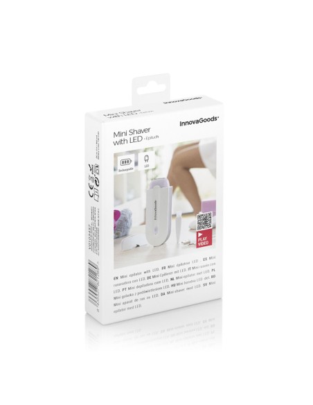 Mini-rasoir Rechargeable avec Voyant LED Epiluch InnovaGoods