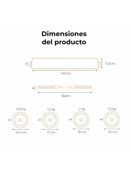 Haltères Xiaomi ORMANC30V2 30 kg 30 Kg