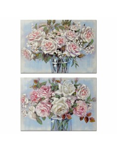 Cadre DKD Home Decor Vase 100 x 3 x 70 cm Shabby Chic (2 Unités)