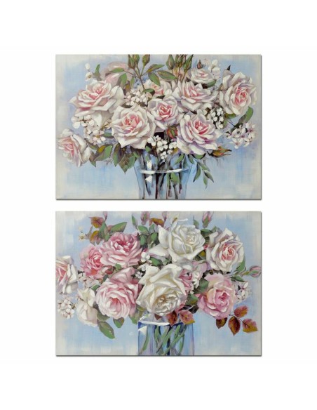 Cadre DKD Home Decor Vase 100 x 3 x 70 cm Shabby Chic (2 Unités)