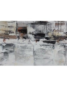 Cadre DKD Home Decor 120 x 2,8 x 80 cm Abstrait Loft (2 Unités) 2