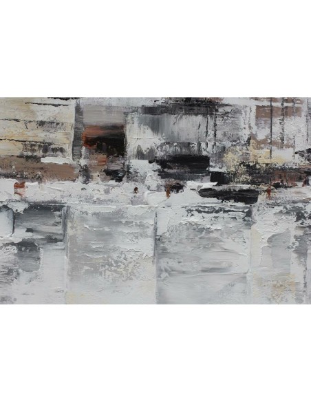 Cadre DKD Home Decor 120 x 2,8 x 80 cm Abstrait Loft (2 Unités)