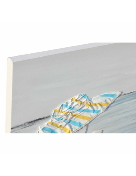Cadre DKD Home Decor Plage méditerranéen (90 x 2,5 x 60 cm) (2 Unités)