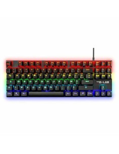 Clavier pour jeu The G-Lab Mercury AZERTY Français Noir