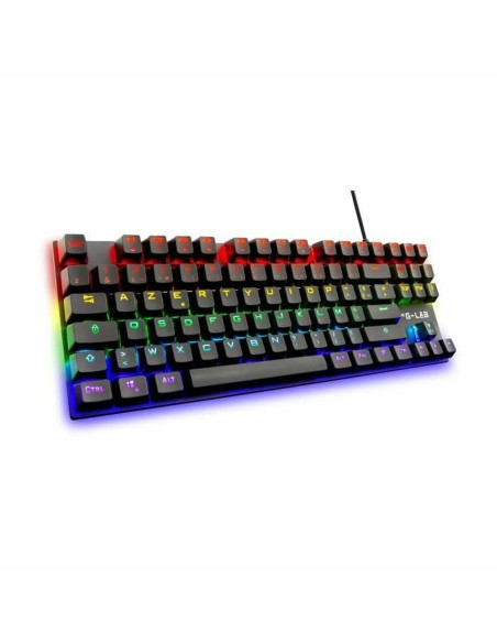 Clavier pour jeu The G-Lab Mercury AZERTY Français Noir