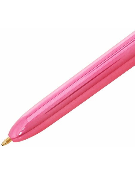 Crayon Bic Shine Silver Blanc Rose (12 Pièces)
