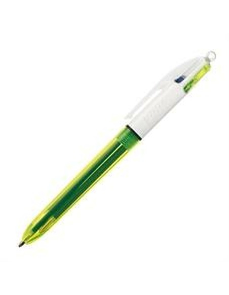 Crayon Bic Fluor 4 couleurs Fluorescent 12 Pièces