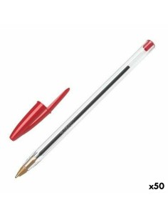 Crayon Bic Cristal Original Rouge 0,32 mm (50 Unités)