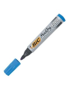 Marqueur permanent Bic Marking 2000 Bleu 12 Pièces 2