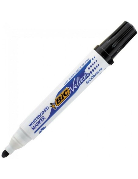 marqueur craie liquide Bic Velleda Ecolutions 1701 Noir (12 Pièces)