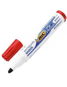 marqueur craie liquide Bic Velleda Ecolutions 1701 Rouge (12 Pièces)