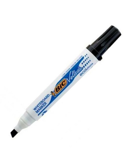 marqueur craie liquide Bic Velleda 1751 Noir (12 Pièces)