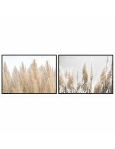 Cadre DKD Home Decor 123 x 4,5 x 83 cm 83 x 4,5 x 122,5 cm Plumeau Cottage (2 Unités)