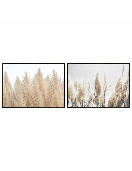 Cadre DKD Home Decor 123 x 4,5 x 83 cm 83 x 4,5 x 122,5 cm Plumeau Cottage (2 Unités)