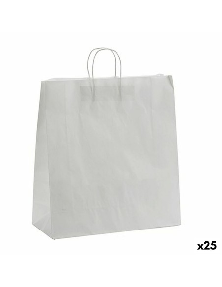 Sac en papier Pincello 46492 Blanc 46 x 16 x 59 cm (25 Unités)