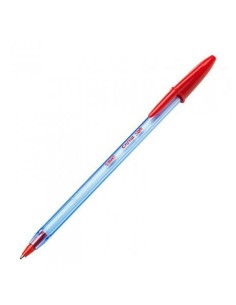 Crayon Bic Cristal Soft Rouge Transparent 1-2 mm 50 Pièces (50 Unités)