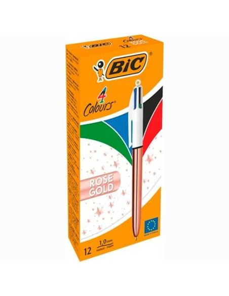 Crayon Bic Blanc Rose (12 Pièces)