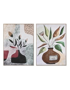 Cadre DKD Home Decor 102,5 x 4,3 x 142,6 cm Vase Scandinave (2 Unités)
