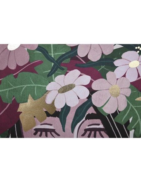 Cadre DKD Home Decor 103 x 4,5 x 143 cm Fleurs Scandinave (2 Unités)
