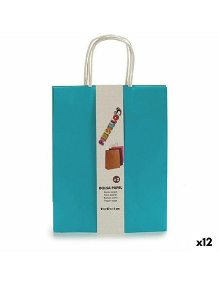 Ensemble de Sacs Pincello 1703696 Bleu 11 x 36 x 21 cm Papier (12 Unités)