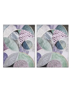 Cadre DKD Home Decor Abstrait Urbaine 103 x 4,5 x 143 cm (2 Unités)