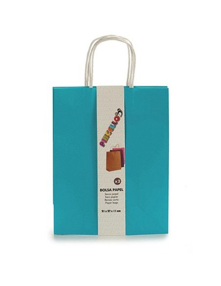 Ensemble de Sacs Pincello 1703696 Bleu 11 x 36 x 21 cm Papier (12 Unités)