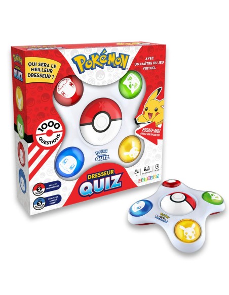 Jeu de questions-réponses Pokémon Bandai Trainer Quiz Électronique Interactif (Français)