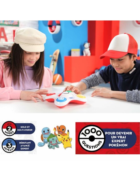 Jeu de questions-réponses Pokémon Bandai Trainer Quiz Électronique Interactif (Français)