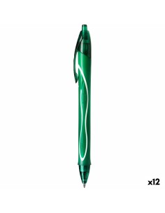 Stylo gel Bic Gel-Ocity Quick Dry Vert 0,3 mm (12 Unités)