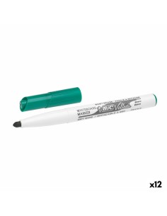 Feutres Bic Pocket 1741 Tableau blanc Ronde Vert (12 Unités)