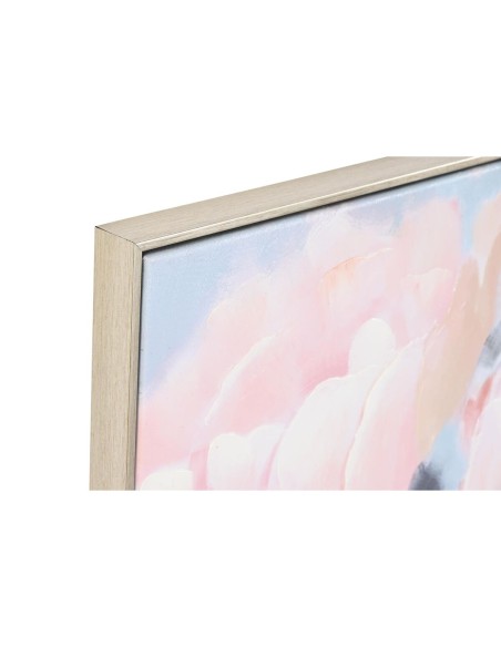 Cadre DKD Home Decor 60 x 3,5 x 80 cm 60 x 3 x 80 cm Fleurs Romantique (2 Unités)