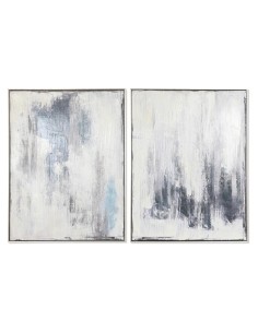 Cadre DKD Home Decor 60 x 3,5 x 80 cm Abstrait 60 x 3 x 80 cm Urbaine (2 Unités)
