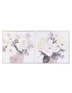 Cadre DKD Home Decor Traditionnel Vase 80 x 3,5 x 80 cm (2 Unités)