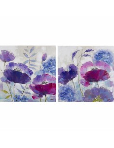Cadre DKD Home Decor 80 x 3,5 x 80 cm Shabby Chic (2 Unités)