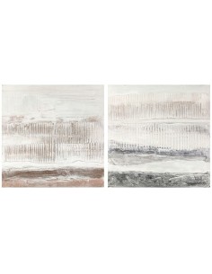 Cadre DKD Home Decor 100 x 3,7 x 100 cm Abstrait Urbaine (2 Unités)