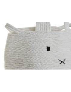 Lot de paniers DKD Home Decor Blanc Enfant Animal 35 x 35 x 49 cm (2 Unités) 2