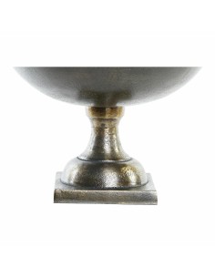 Centre de Table DKD Home Decor 25 x 25 x 19 cm Argenté Doré Moderne (2 Unités) 2