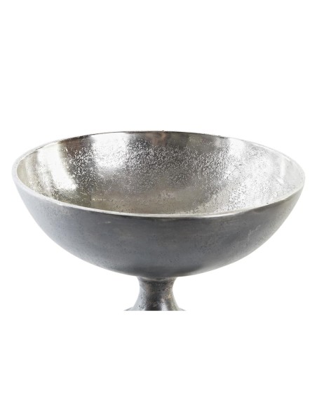 Centre de Table DKD Home Decor 25 x 25 x 19 cm Argenté Doré Moderne (2 Unités)